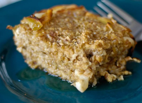 Image of Baked Apple Peanut Butter Oat custard, Hodgson Mill Blog 
