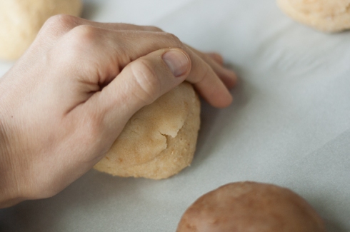 smooth topping dough evenly over conchas buns